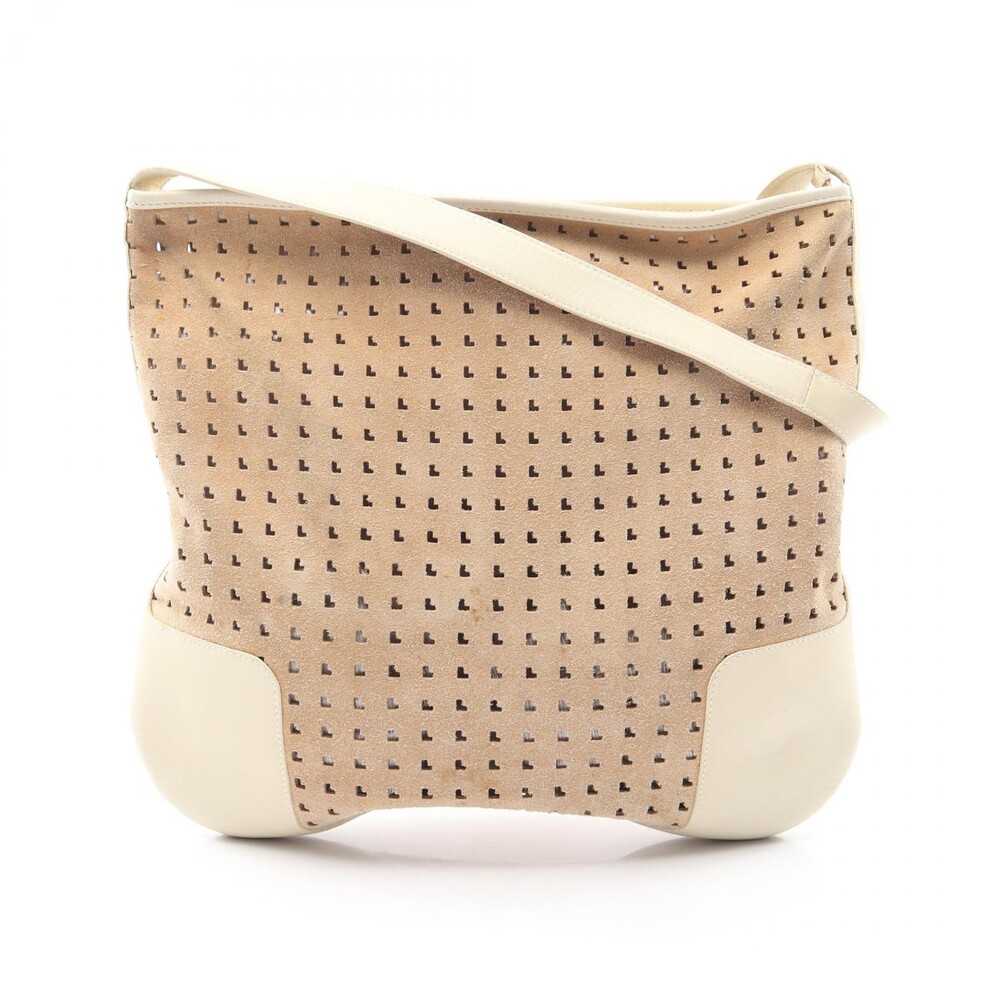 Loewe Punching Shoulder Bag Suede #367550L35B
